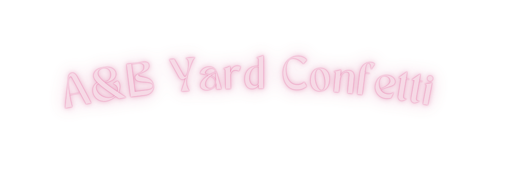 A B Yard Confetti