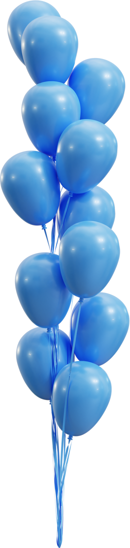 blue balloon